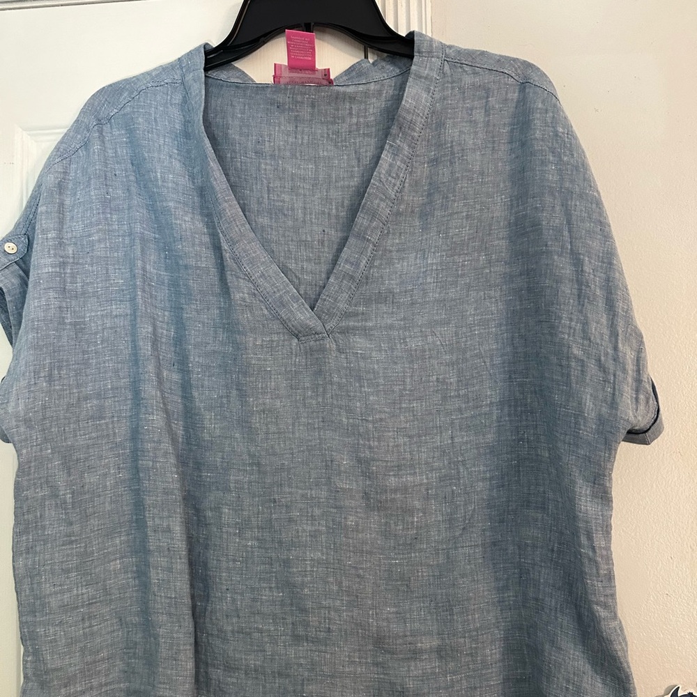 Denim blouse